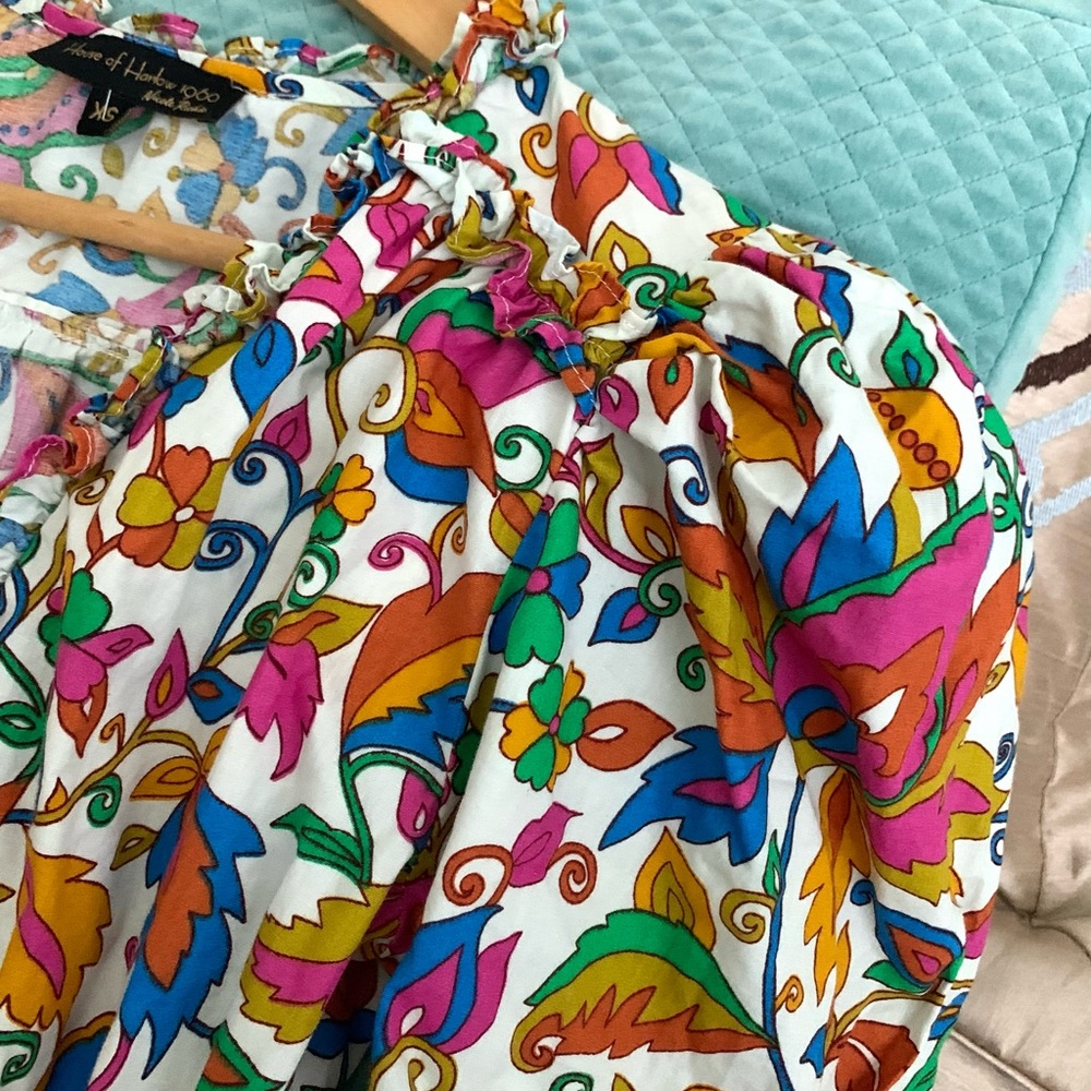 House of Harlow Floral Ruffle Mini Dress - Picture 3 of 12